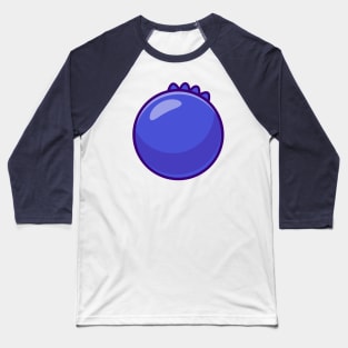 Blueberry Fruit Cartoon Baseball T-Shirt